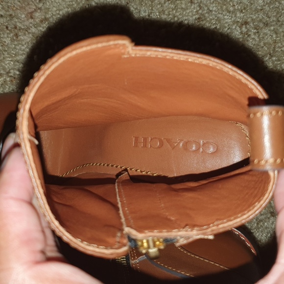 Coach Moto Heel Booties sz 6.5 - Picture 7 of 10